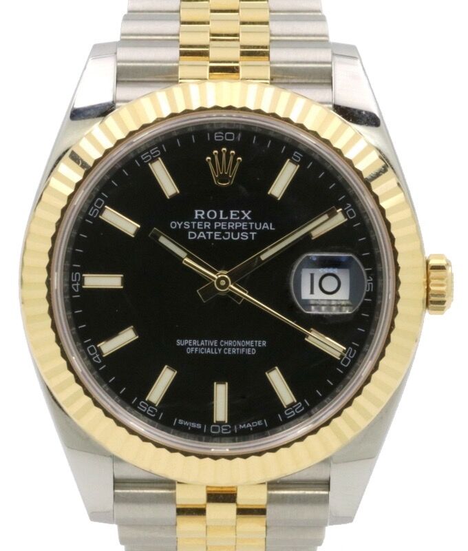 Rolex Datejust 41 41 mm 126333BSJ1 Steel/Yellow Gold Black