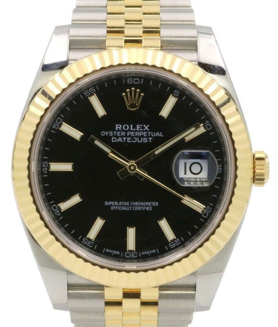 Rolex Datejust 41 41 mm 126333BSJ1 Steel/Yellow Gold Black