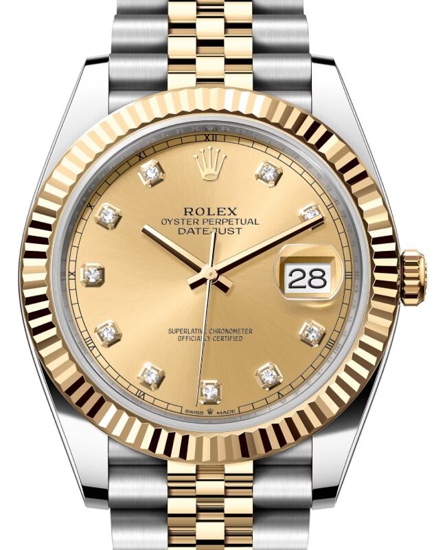 Rolex Datejust 41 41 mm 126333CDJ Steel/Yellow Gold Champagne