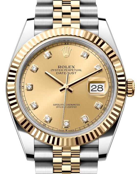 Rolex Datejust 41 41 mm 126333CDJ Steel/Yellow Gold Champagne
