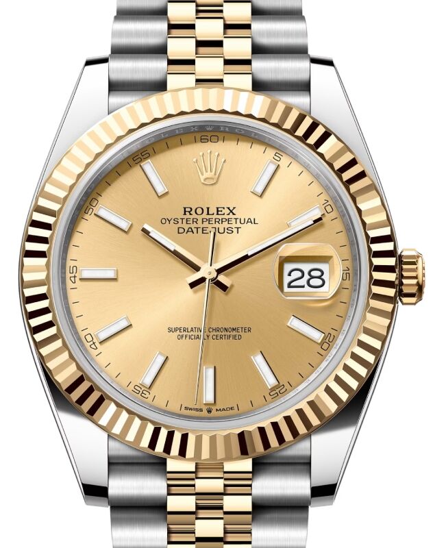 Rolex Datejust 41 41 mm 126333CSJ Steel/Yellow Gold Champagne