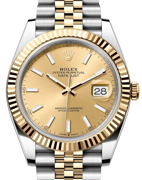 Rolex Datejust 41 41 mm 126333CSJ Steel/Yellow Gold Champagne