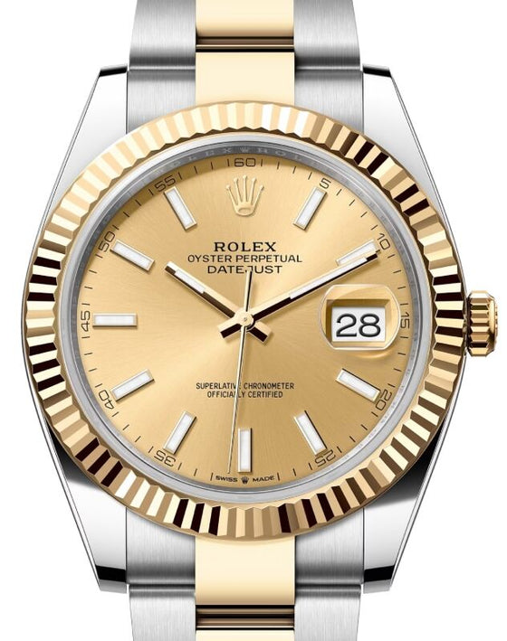 Rolex Datejust 41 41 mm 126333CSO Steel/Yellow Gold Champagne