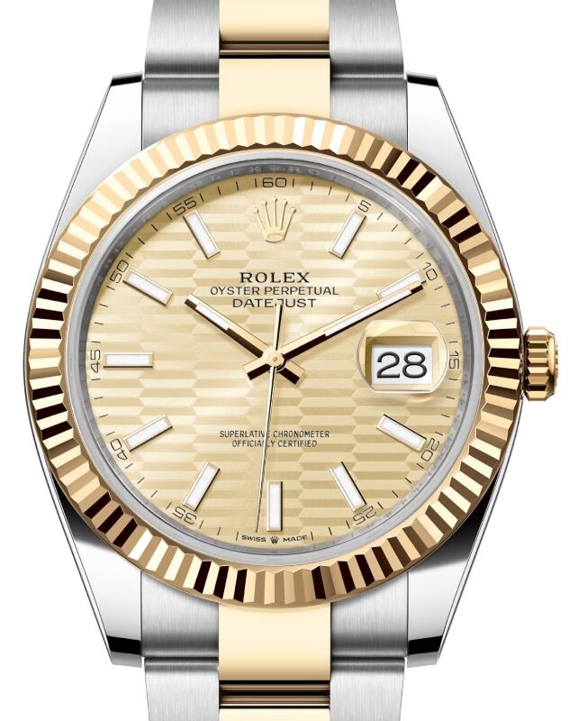 Rolex Datejust 41 41 mm 126333GLFMO Steel/Yellow Gold Golden