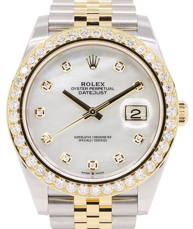 Rolex Datejust 41 41 mm 126333MOPDBJ Steel/Yellow Gold White Mother of Pearl