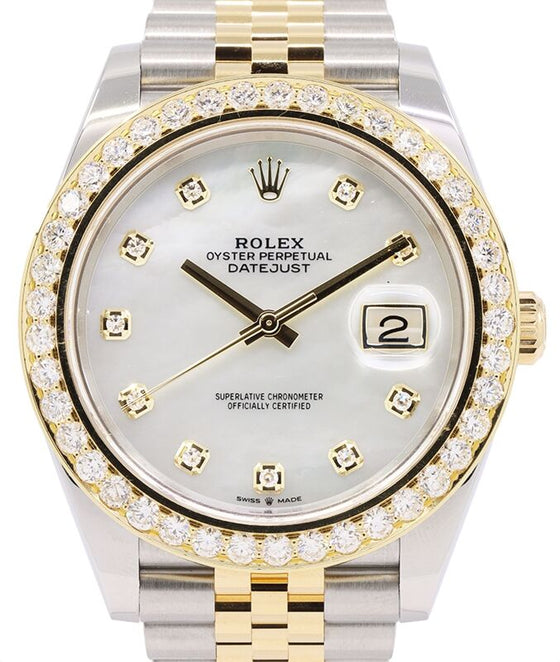 Rolex Datejust 41 41 mm 126333MOPDBJ Steel/Yellow Gold White Mother of Pearl