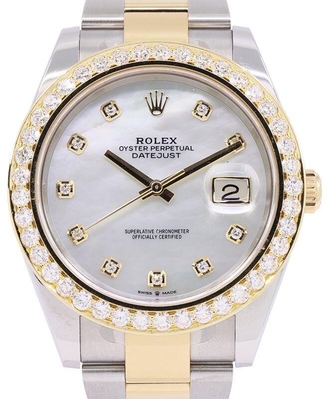 Rolex Datejust 41 41 mm 126333MOPDBO Steel/Yellow Gold White Mother of Pearl