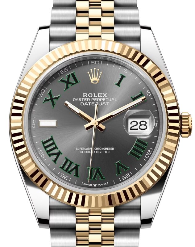 Rolex Datejust 41 41 mm 126333SRJ Steel/Yellow Gold Slate