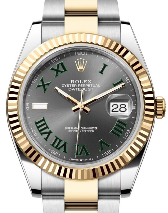 Rolex Datejust 41 41 mm 126333SRO Steel/Yellow Gold Slate
