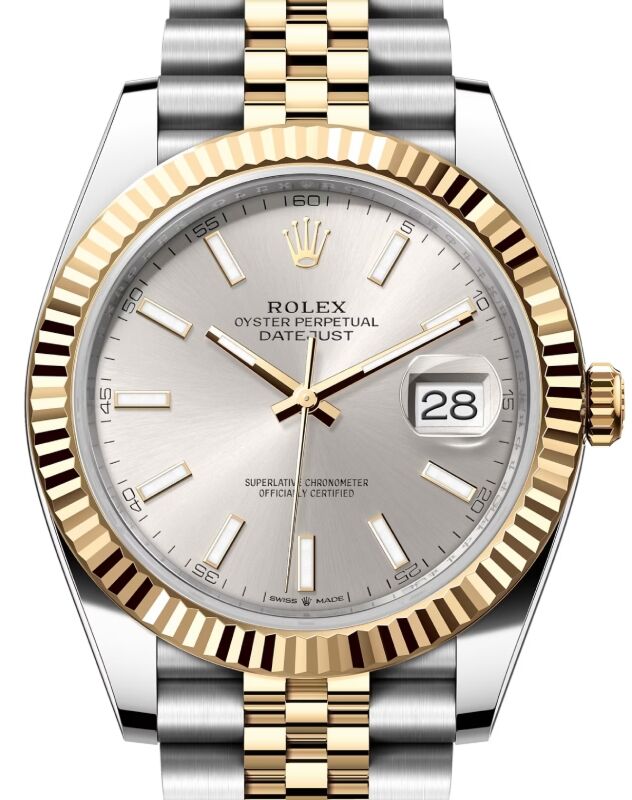 Rolex Datejust 41 41 mm 126333SSJ Steel/Yellow Gold Silver