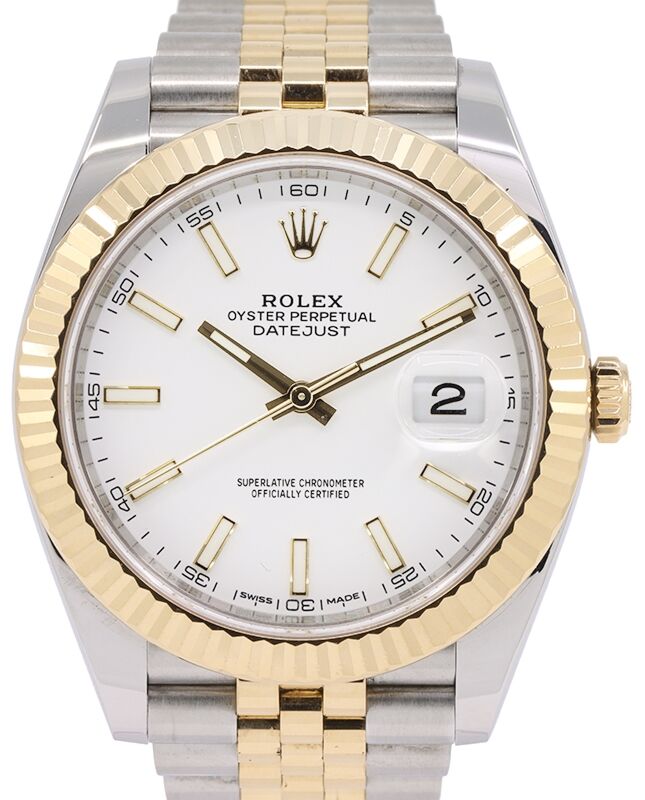 Rolex Datejust 41 41 mm 126333WJ1 Steel/Yellow Gold White