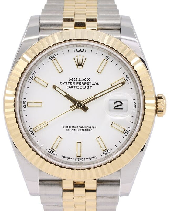 Rolex Datejust 41 41 mm 126333WJ1 Steel/Yellow Gold White