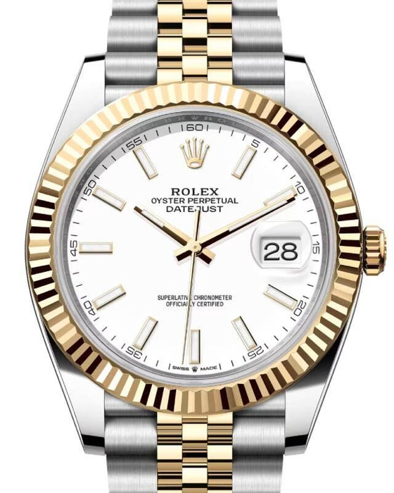 Rolex Datejust 41 41 mm 126333WJ Steel/Yellow Gold White
