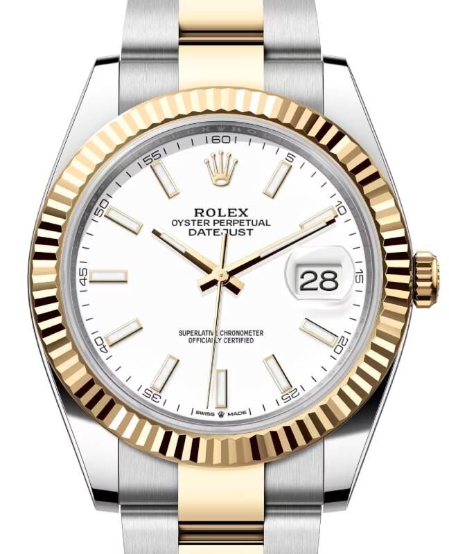 Rolex Datejust 41 41 mm 126333WSO Steel/Yellow Gold White