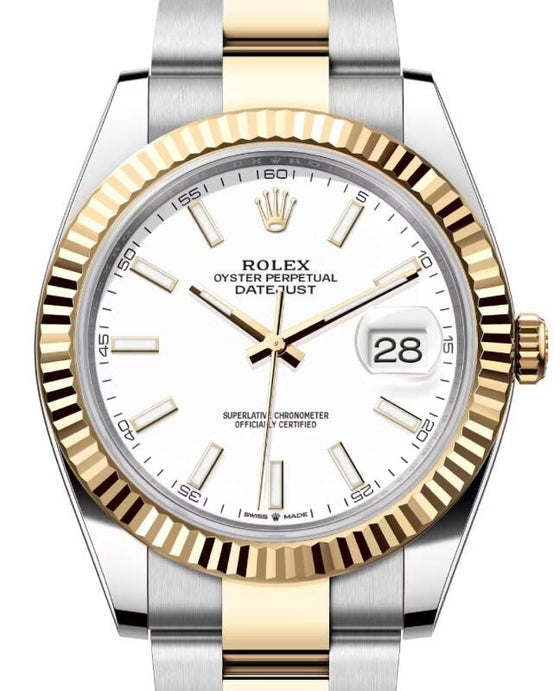 Rolex Datejust 41 41 mm 126333WSO Steel/Yellow Gold White