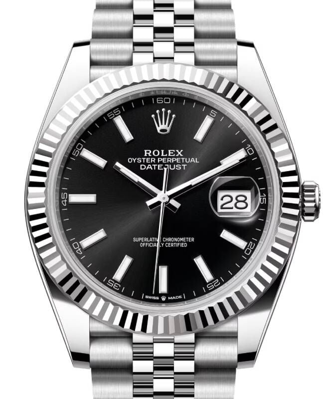 Rolex Datejust 41 41 mm 126334BIJ Steel/White Gold Black