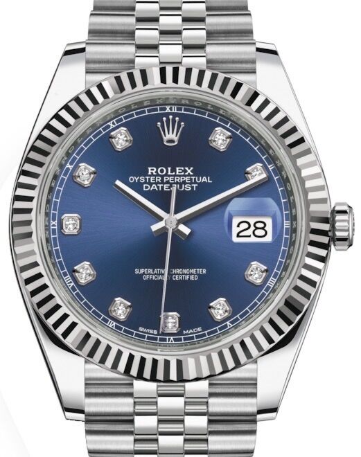 Rolex Datejust 41 41 mm 126334BLUDJ1 Steel/White Gold Blue