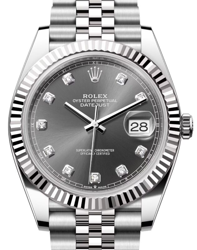 Rolex Datejust 41 41 mm 126334RDJ Steel/White Gold Slate