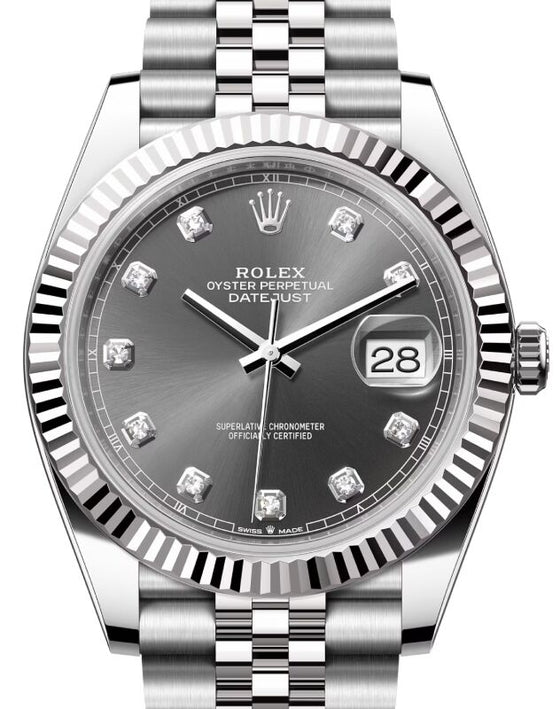 Rolex Datejust 41 41 mm 126334RDJ Steel/White Gold Slate