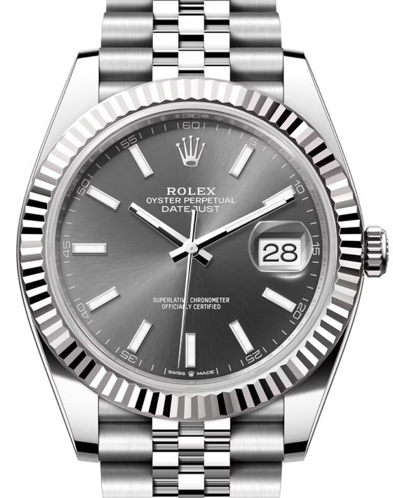 Rolex Datejust 41 41 mm 126334RSJ Steel/White Gold Slate