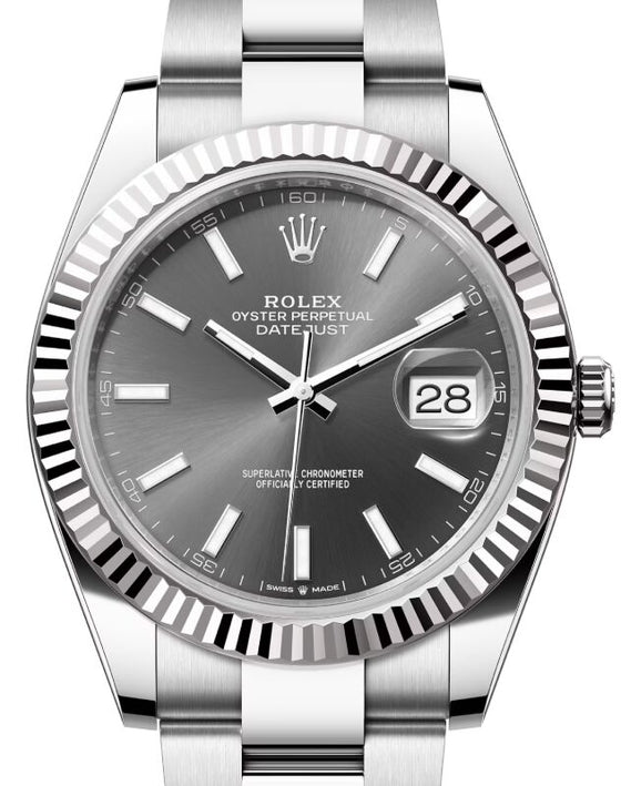 Rolex Datejust 41 41 mm 126334RSO Steel/White Gold Slate
