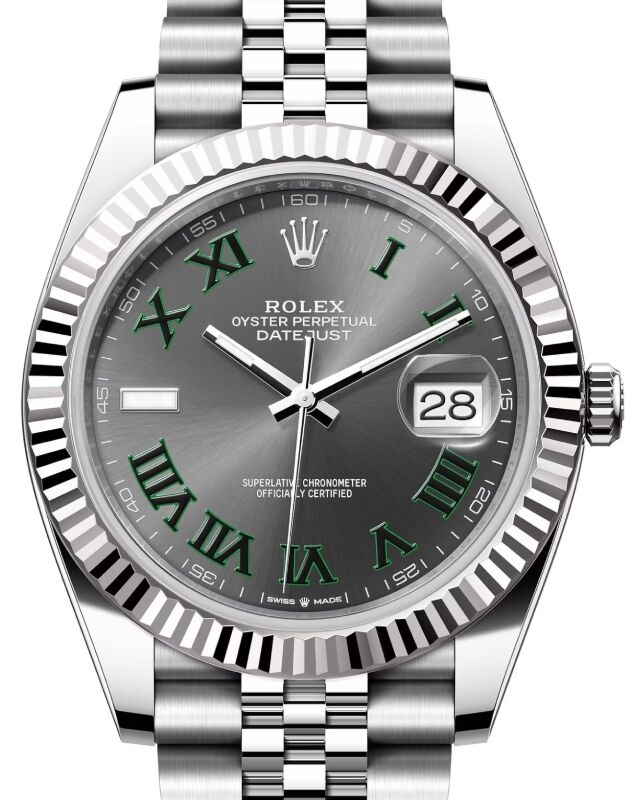 Rolex Datejust 41 41 mm 126334SRJ Steel/White Gold Slate