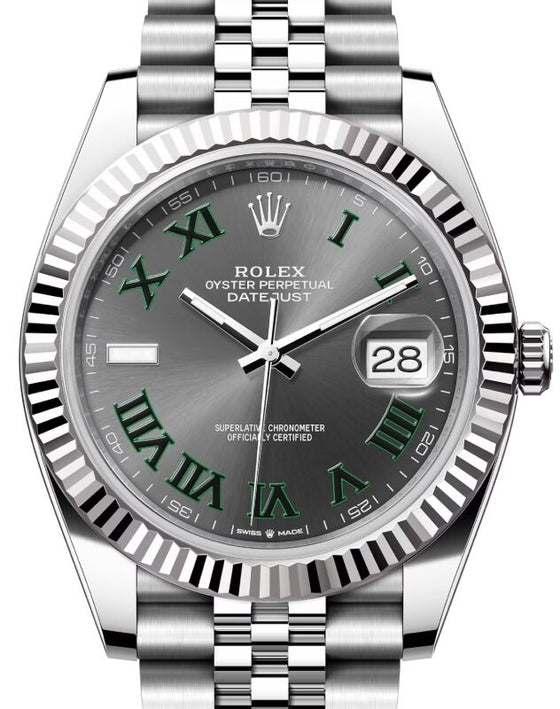Rolex Datejust 41 41 mm 126334SRJ Steel/White Gold Slate