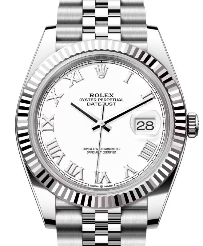 Rolex Datejust 41 41 mm 126334WRJ Steel/White Gold White