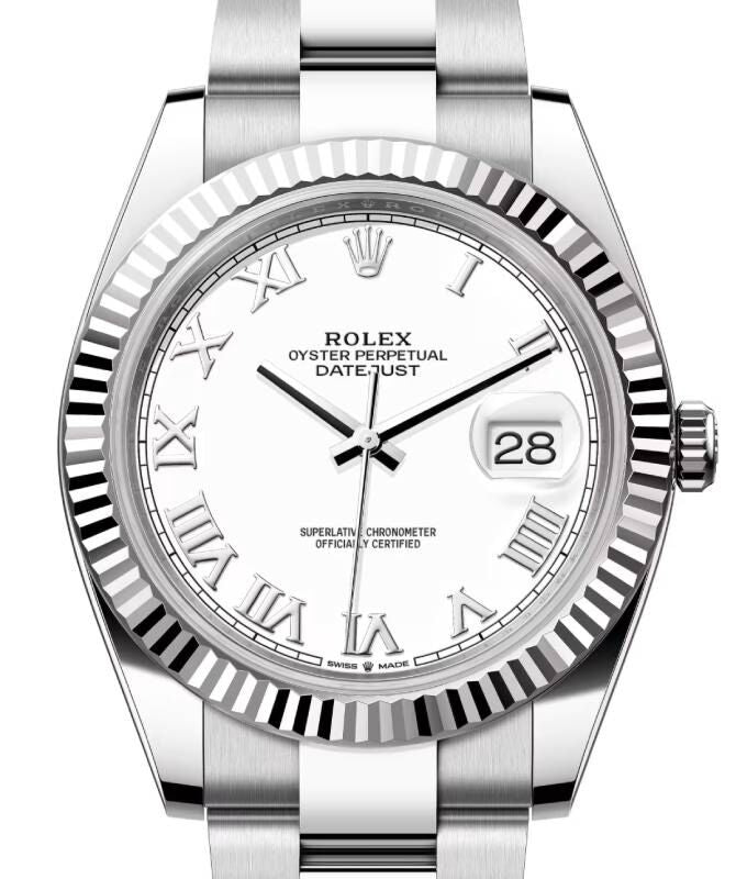 Rolex Datejust 41 41 mm 126334WRO Steel/White Gold White