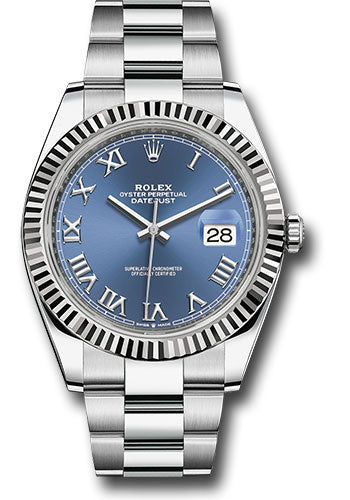 Rolex Datejust 41 41 mm 126334TIBSO Steel/White Gold Ice Blue