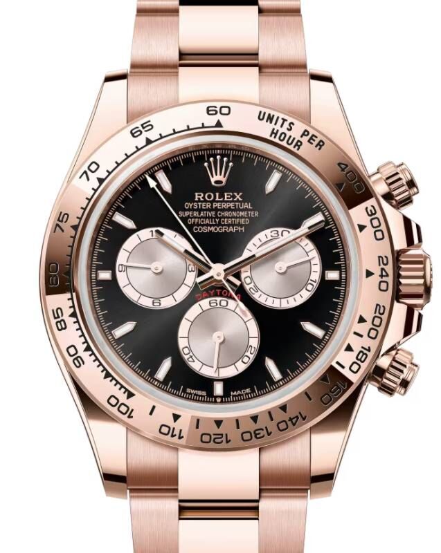 Rolex Cosmograph Daytona 40 mm 126505BSSO Rose Gold Luminous