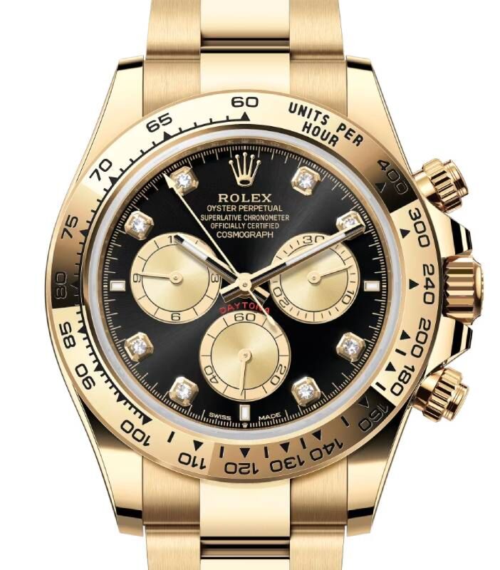 Rolex Cosmograph Daytona 40 mm 126508BGDO Yellow Gold Luminous