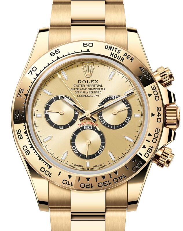 Rolex Cosmograph Daytona 40 mm 126508GSO1 Yellow Gold Luminous