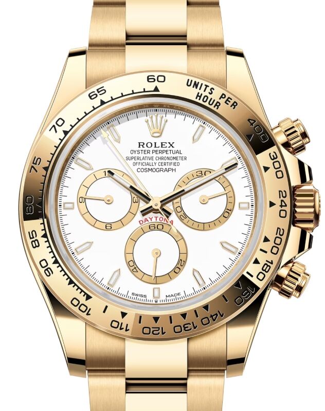 Rolex Cosmograph Daytona 40 mm 126508WSO1 Yellow Gold Luminous