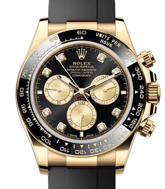 Rolex Cosmograph Daytona 40 mm 126518LNBCDR Yellow Gold Luminous