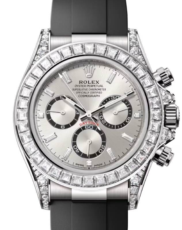 Rolex Cosmograph Daytona 40 mm 126539TBR White Gold/Diamonds Luminous