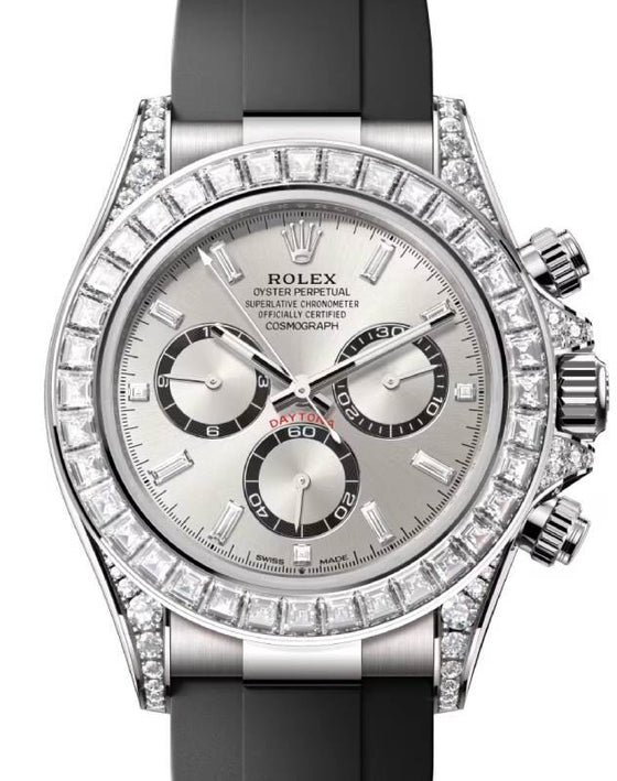 Rolex Cosmograph Daytona 40 mm 126539TBR White Gold/Diamonds Luminous