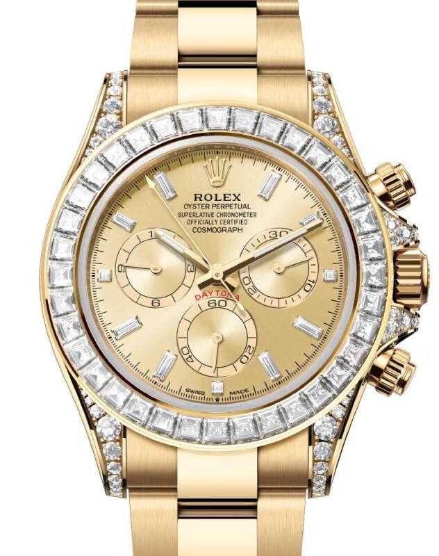 Rolex Cosmograph Daytona 40 mm 126598TBR Yellow Gold/Diamonds Luminous