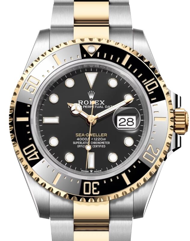 Rolex Sea-Dweller 43 mm 126603 Steel/Yellow Gold Black