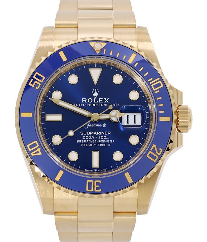 Rolex Submariner 41 mm 126618LB1 Yellow Gold Blue