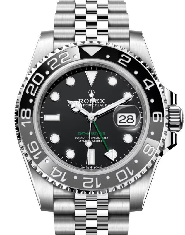 Rolex GMT-Master II 40 mm 126710GRNRJ Steel Black