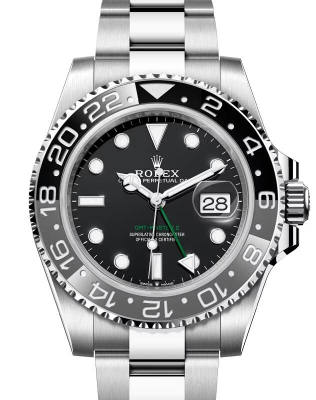 Rolex GMT-Master II 40 mm 126710GRNRO1 Steel Black