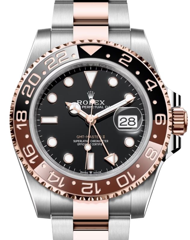 Rolex GMT-Master II 40 mm 126711CHNR Steel/Rose Gold Black
