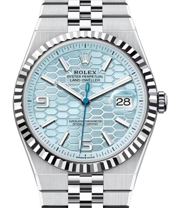 Rolex Land-Dweller 40 40 mm 127336 Platinum Ice Blue