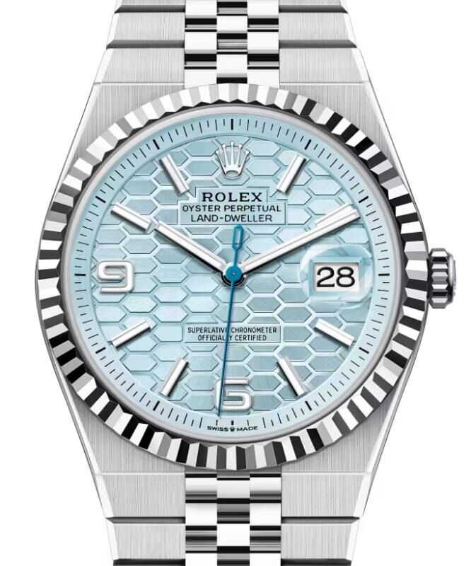 Rolex Land-Dweller 40 40 mm 127336 Platinum Ice Blue