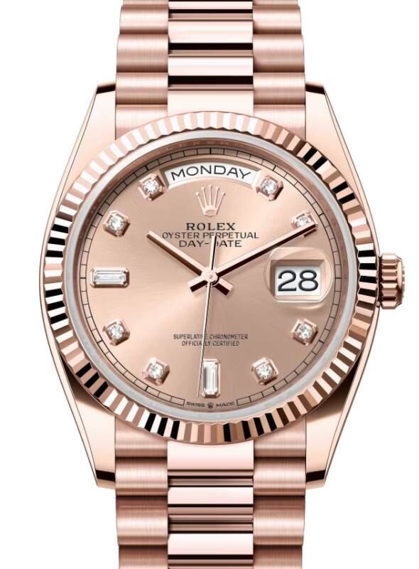 Rolex Day-Date 36 36 mm 128235RDP Rose Gold Rose