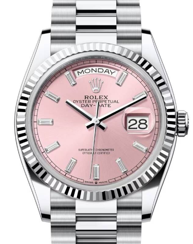 Rolex Day-Date 36 36 mm 128236PBDP Platinum Pink
