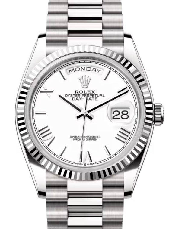 Rolex Day-Date 36 36 mm 128239WSRP White Gold White