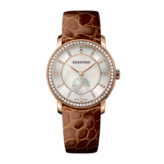 Audemars Piguet Jules Audemars Small Seconds 33 mm 77251OR.ZZ.1270OR.01 Rose Gold/Diamonds Analog