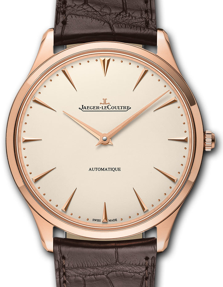 Jaeger-LeCoultre Calibre 898C Master Ultra Thin 41 1332511 Eggshell Beige Index Rose Gold Leather 41mm Automatic BRAND NEW